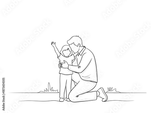 Man sitting on the ground holding knees with hands in contemplative pose