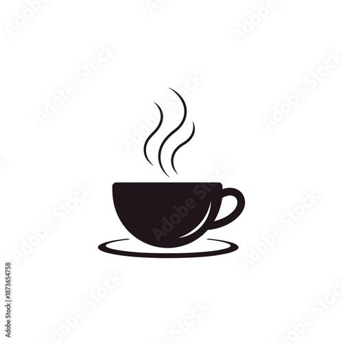 Steaming Coffee Cup Icon