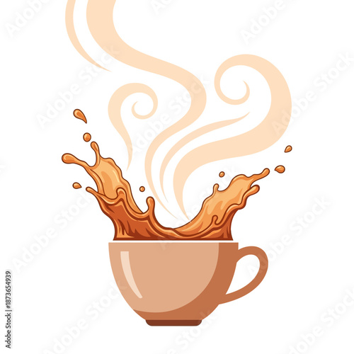 Hot Coffee Splash
