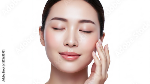 Asian skin care concept.