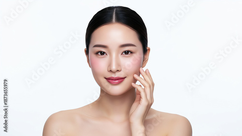 Asian skin care concept.