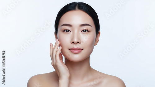 Asian skin care concept.