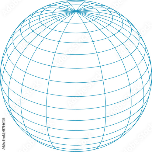 Abstract, wireframe, globe, spherical, grid, earth, mesh, technology, digital, network, global, communication, latitude, longitude, geometry, vector, illustration, minimal, modern, design
