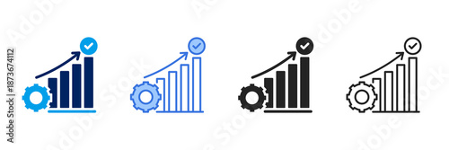 Optimization Icon Set Different Style Collection. 