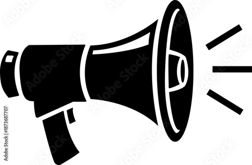 Vector illustration of megaphone