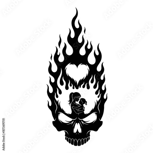 Cool Cat Headdress Sunglasses Tribal Vector Illustration