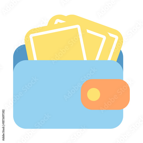 Classic wallet with banknotes representing personal finance and daily spending