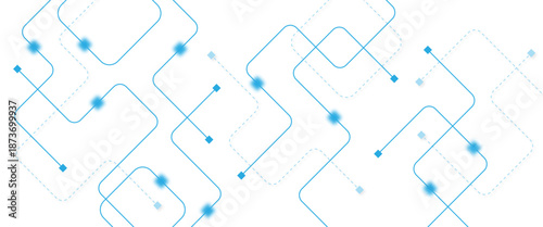 Abstract futuristic technology background. Technology background with crossed lines and dots.