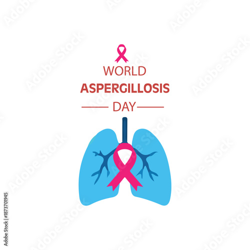 Global awareness poster highlighting aspergillosis prevention symptoms diagnosis treatment hope support research
