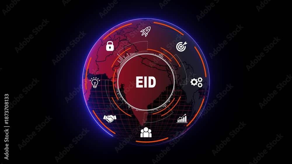 Electronic Identification EID HUD Interface with Global Identity Map ...