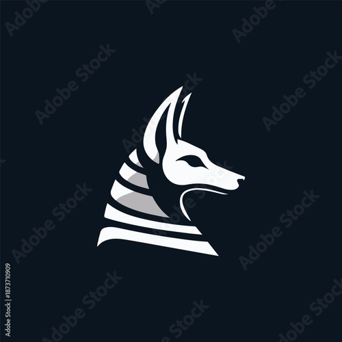 Anubis Egypt God Logo
