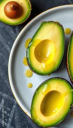Avocado slices with olive oil drizzle, monounsaturated fats, keto-friendly, avocado,  avocado slices