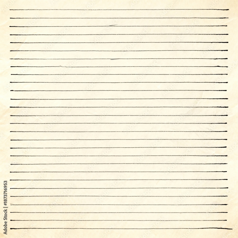 Obraz premium Clean simple lined paper, paper, sheet, letter, paper background. Notebook, writing paper, seamless, page, cloth, chart, school book, paper. graphic, design background. Simple paper.