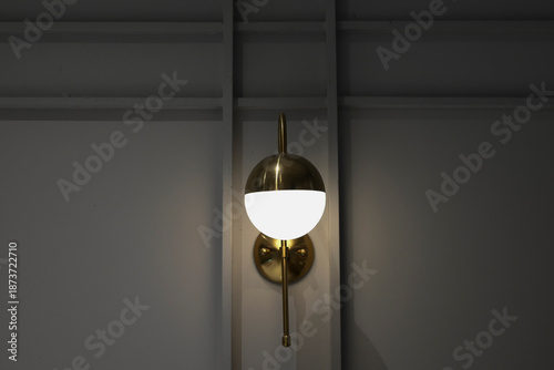 lamp on the wall