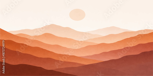 A breathtaking sunrise and sunset over a misty mountain range capture the golden light reflecting across the valley forest and clouds along the distant horizon at dawn

Would you like me to generate a
