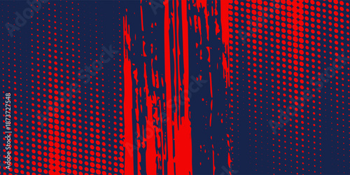 halftone on white background. Vector dots glitter or halftone glitter pattern texture Pop Art Style Background. vector grunge arts red grunge