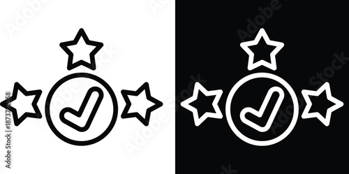 score Two-tone version in black and white background