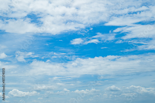 blue sky with clouds