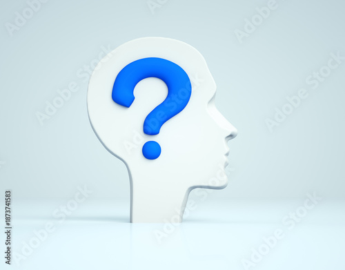 Human head question mark: T...