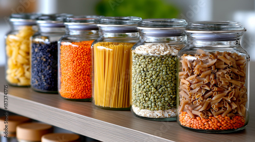 Organized Pantry with Label...