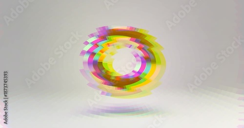 3D  element or simple isolated golden shape