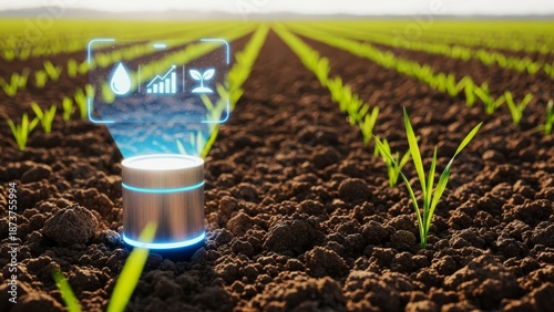Smart farming growth soil sensor technology