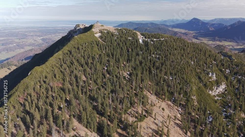 Fly with me across the Chiemgau alps scene and tough the Hochfelln peak and surrounding nature during winter time