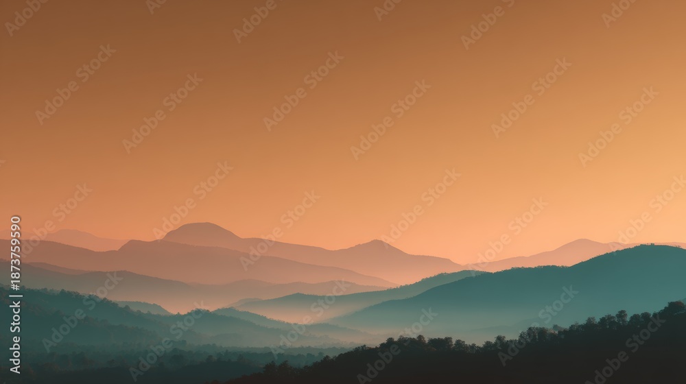 Fototapeta premium Beautiful , luxury soft sunset concept for wallpaper