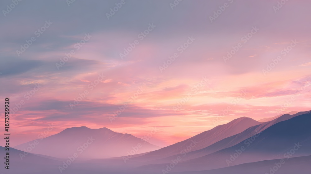 Fototapeta premium Beautiful , luxury soft sunset concept for wallpaper