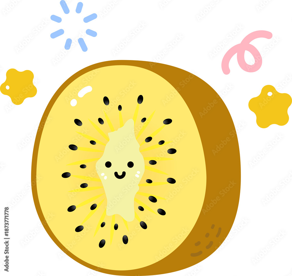 Fototapeta premium Yellow Kiwi