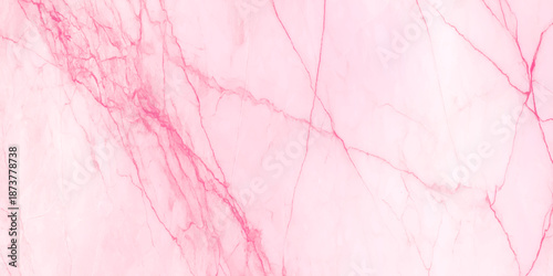 A beautiful pink marble texture with delicate white veins creates a visually stunning and elegant background