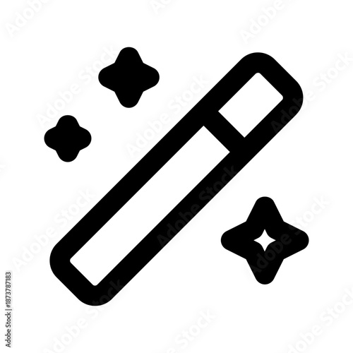 magic wand line icon