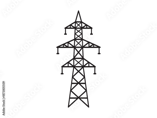 Electricity transmission tower structure