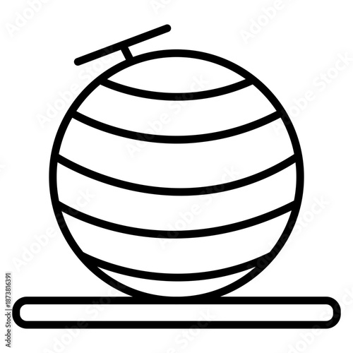 Exercise Ball Icon