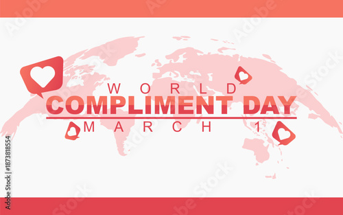 Vector graphic of World Compliment Day ideal for World Compliment Day celebration.