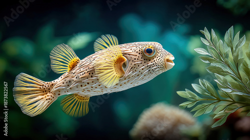Balloonfish - a type of spi...