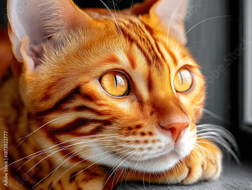 Cat looking at something