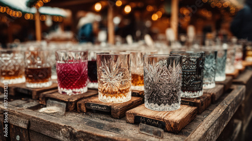 Drink engraving on a glass ...