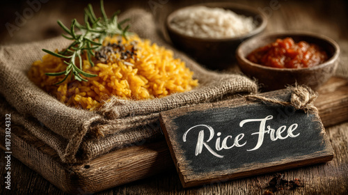 "Rice Free" option on a men...