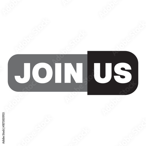 join us icon vector design template on transparent background