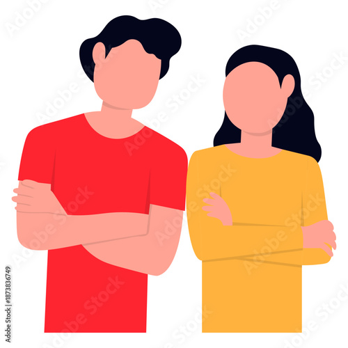 Couple Character Illustration
