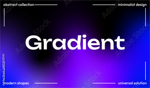Dynamic Abstract Gradient Background with Modern Blurs