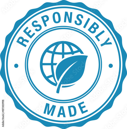 Sustainable Eco-Friendly Badge Design for Responsible Products