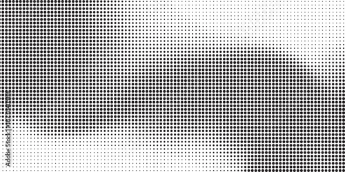 Halftone dot pattern background abstract gradient texture with monochrome dots perfect for graphic design and digital art EPS Vector