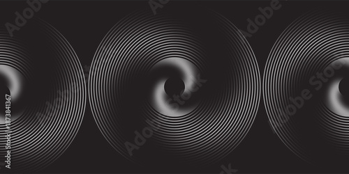 Abstract Particle Technology Background Design. Abstract wave moving point flow particles, high tech background design for brochure, flyer, magazine, business card, banner. Vector