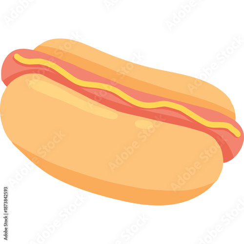 Hot Dog with Mustard