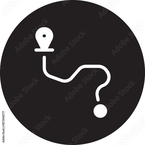 destination glyph icon