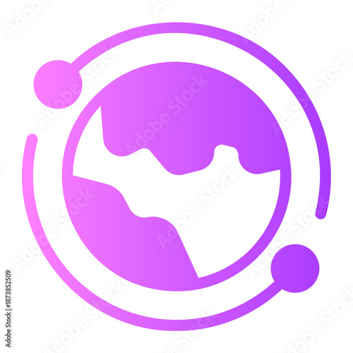 global gradient icon