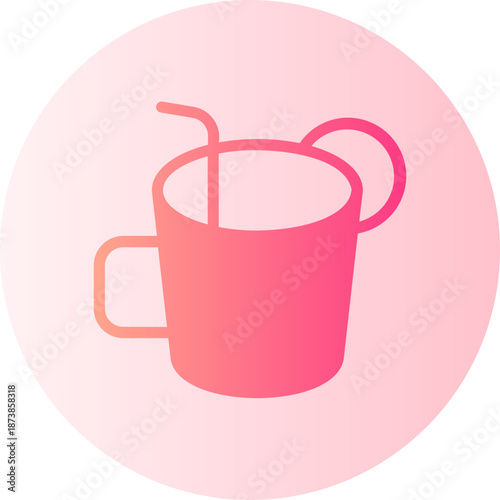soft drinks gradient icon