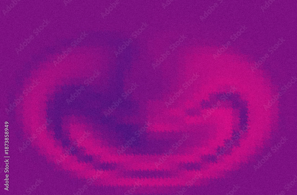 Obraz premium Mesmerizing abstract digital artwork featuring a harmonious blend of vibrant magenta and deep indigo hues, creating a fluid, swirling visual experience